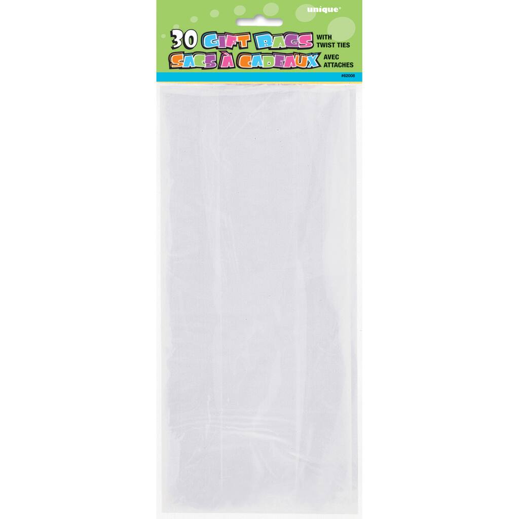 Clear Cello Goodie Bags | Clear Party